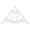 Ekena Millwork Pitch Wagon Wheel Architectural Grade PVC Gable Pediment, 36"W x 21"H x 1"P (14/12) GPP036X021X100WAG - alternate 5